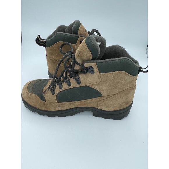 Columbia Hurricane Creek Mens Hiking Boots Waterproof Brown Green Size 7.5 Scout